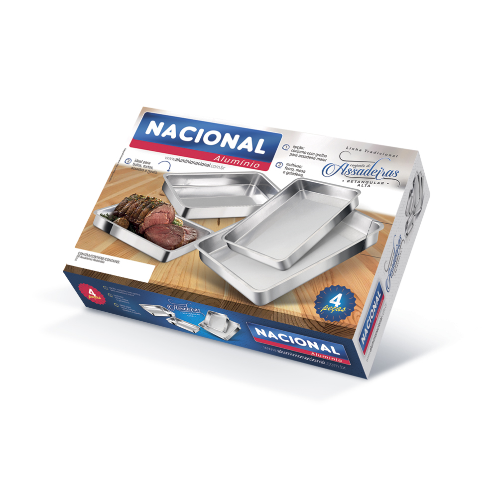 Set Of Deep Rectangular Baking Pans